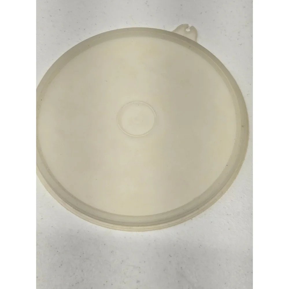 Tupperware Replacement Seal Lid 227-2 Round Sheer White Vintage Storage Part